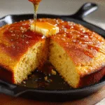 Skillet Cornbread with Honey Butter