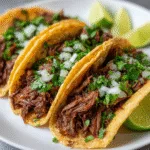 Slow Cooker Barbacoa Tacos