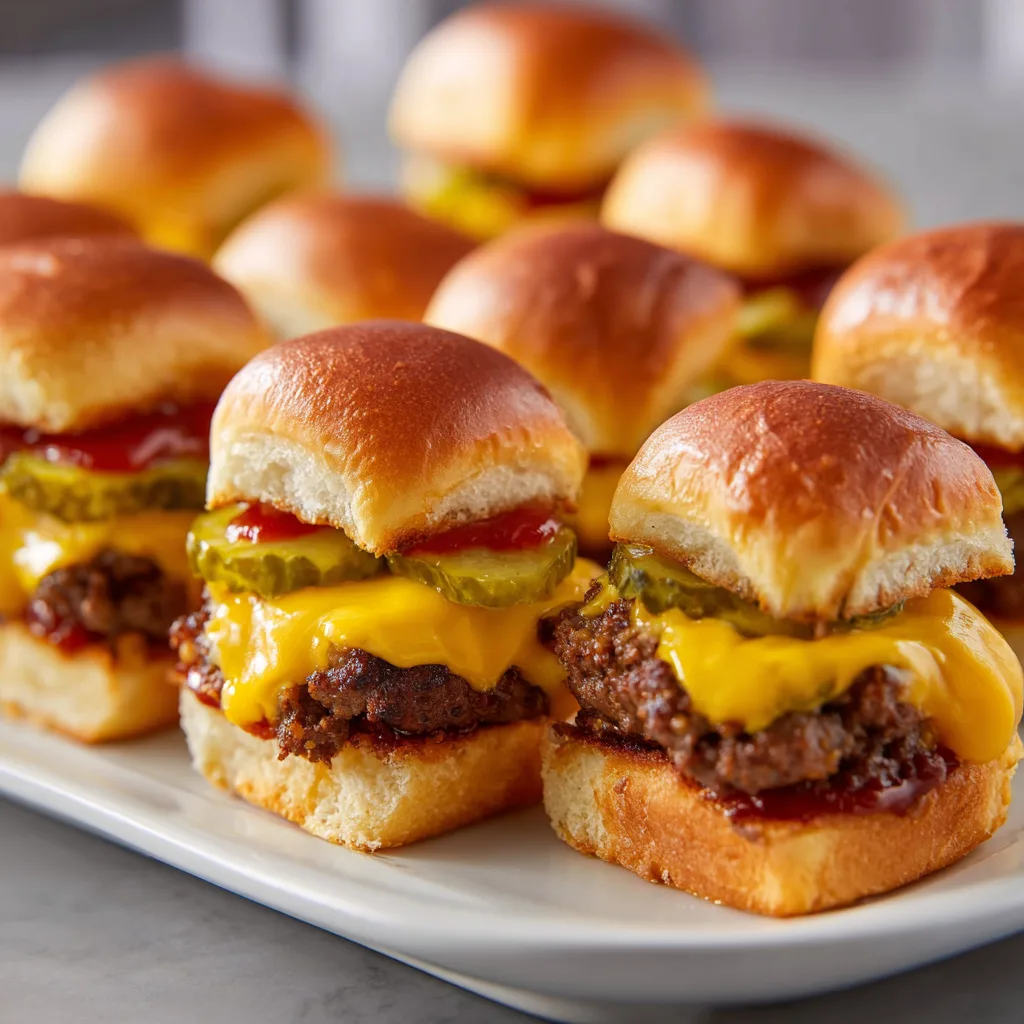 Smash Burger Sliders (Party Style)