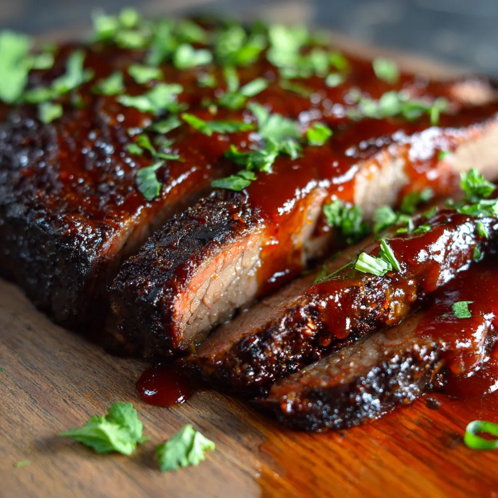 Smoky BBQ Brisket with Tomato-Based Sauce