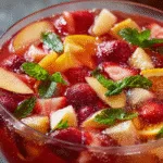 Sparkling Rosé Sangria Fruit Pitcher