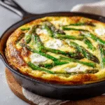Spring Asparagus & Goat Cheese Frittata