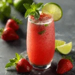 Strawberry Agua Fresca (mocktail)