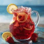Strawberry Lemonade Red Drink Pitcher