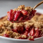 Strawberry Rhubarb Crisp (Easy No-Fuss Spring Dessert)