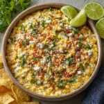 Street Corn Elote Dip with Cotija & Lime