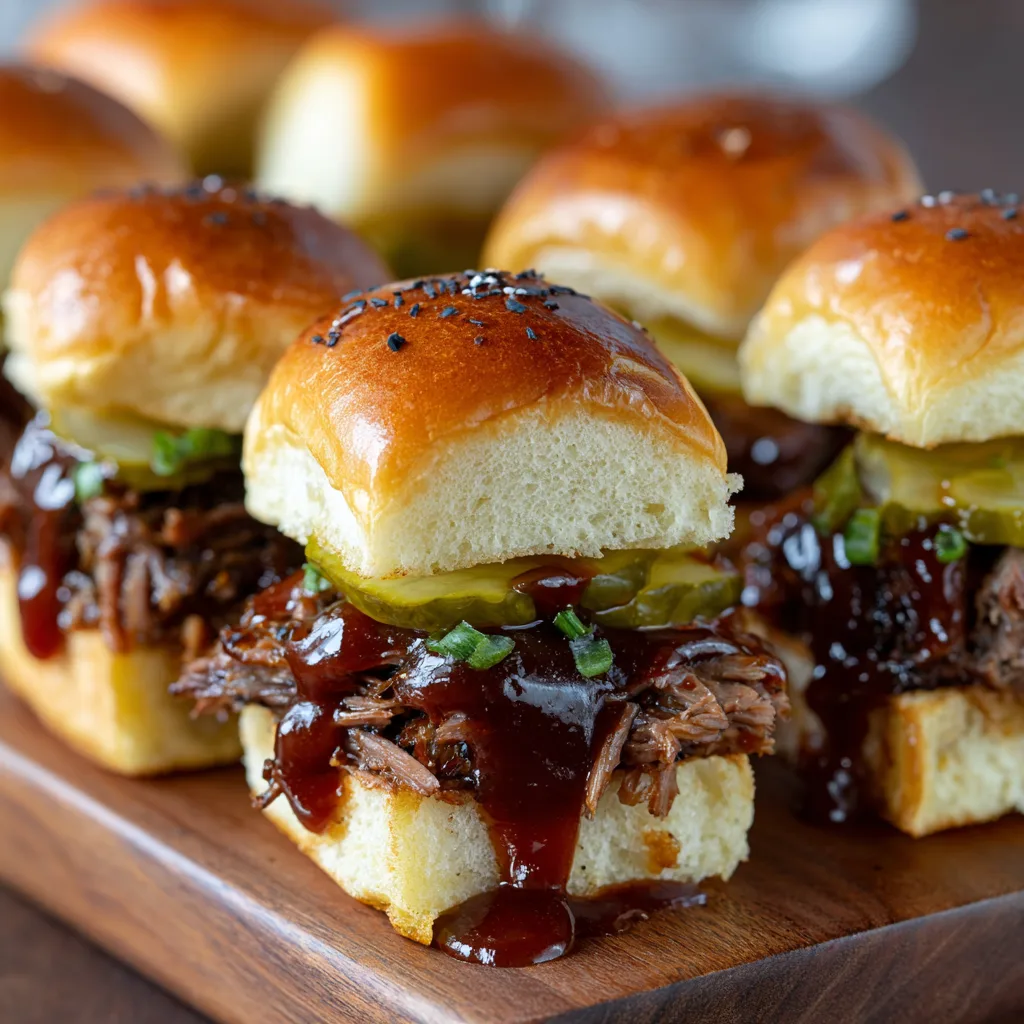 Texas-Style Smoked Brisket Sliders