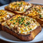 Tuna Melt Toast with Chili Oil (Savory Breakfast Toast)