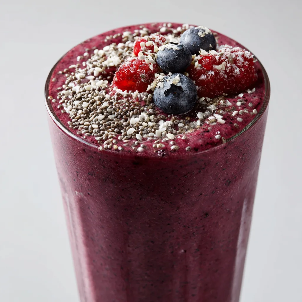 Vegan Acai Berry Smoothie (Antioxidant Breakfast)