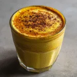 Vegan Turmeric Gold Milk Latte (Dairy-Free Drink)