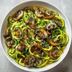 Vegetarian Mushroom Stroganoff with Zoodles