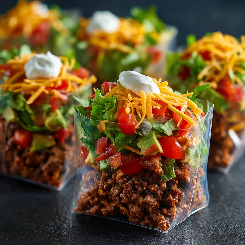 Walking Tacos in Snack Bags