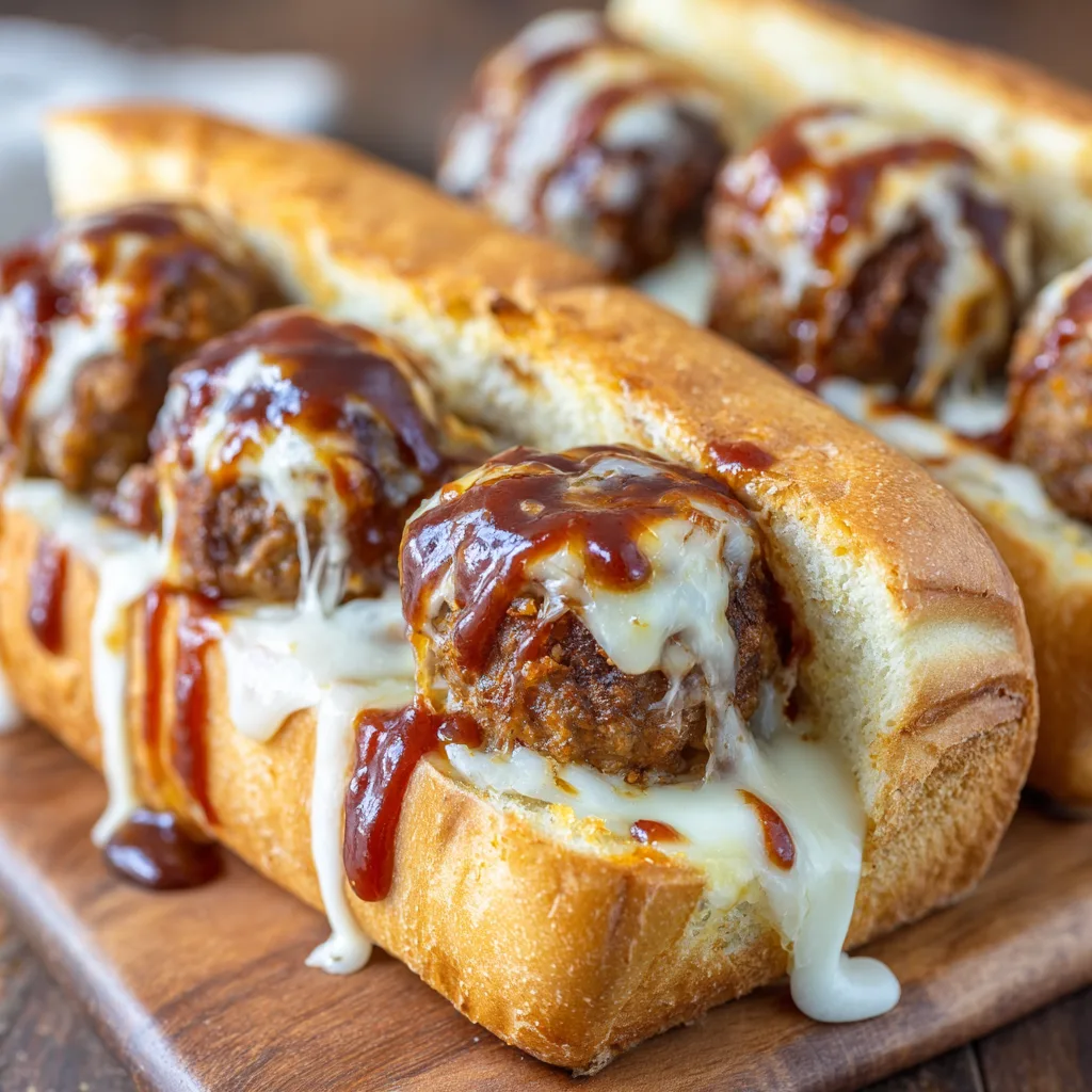 BBQ Meatball Subs (Game Day Favorite!)