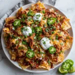 BBQ Pulled Pork Nachos Supreme