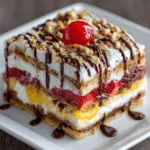 Banana Split Dessert Lasagna (Layers of Heaven!)