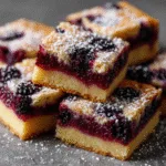 Blackberry Lemon Bars (Tangy & Sweet!)