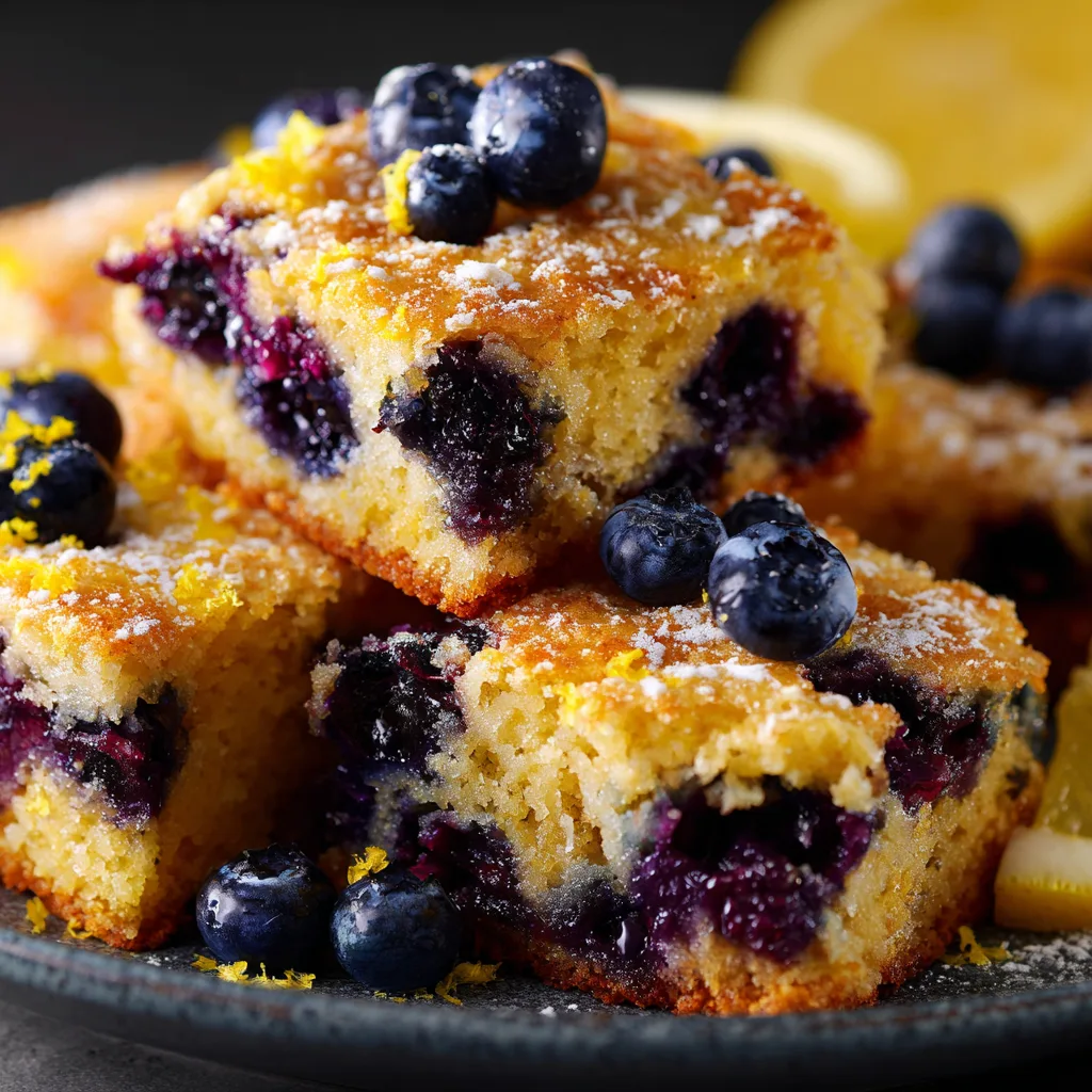 Blueberry Lemon Dump Cake