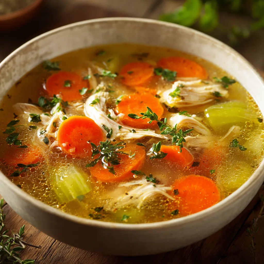 Bone Broth Chicken Soup (Classic Comfort!)