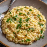Bone Broth Risotto (Creamy & Nourishing!)
