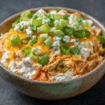 Buffalo Chicken Cottage Cheese Dip Bowl