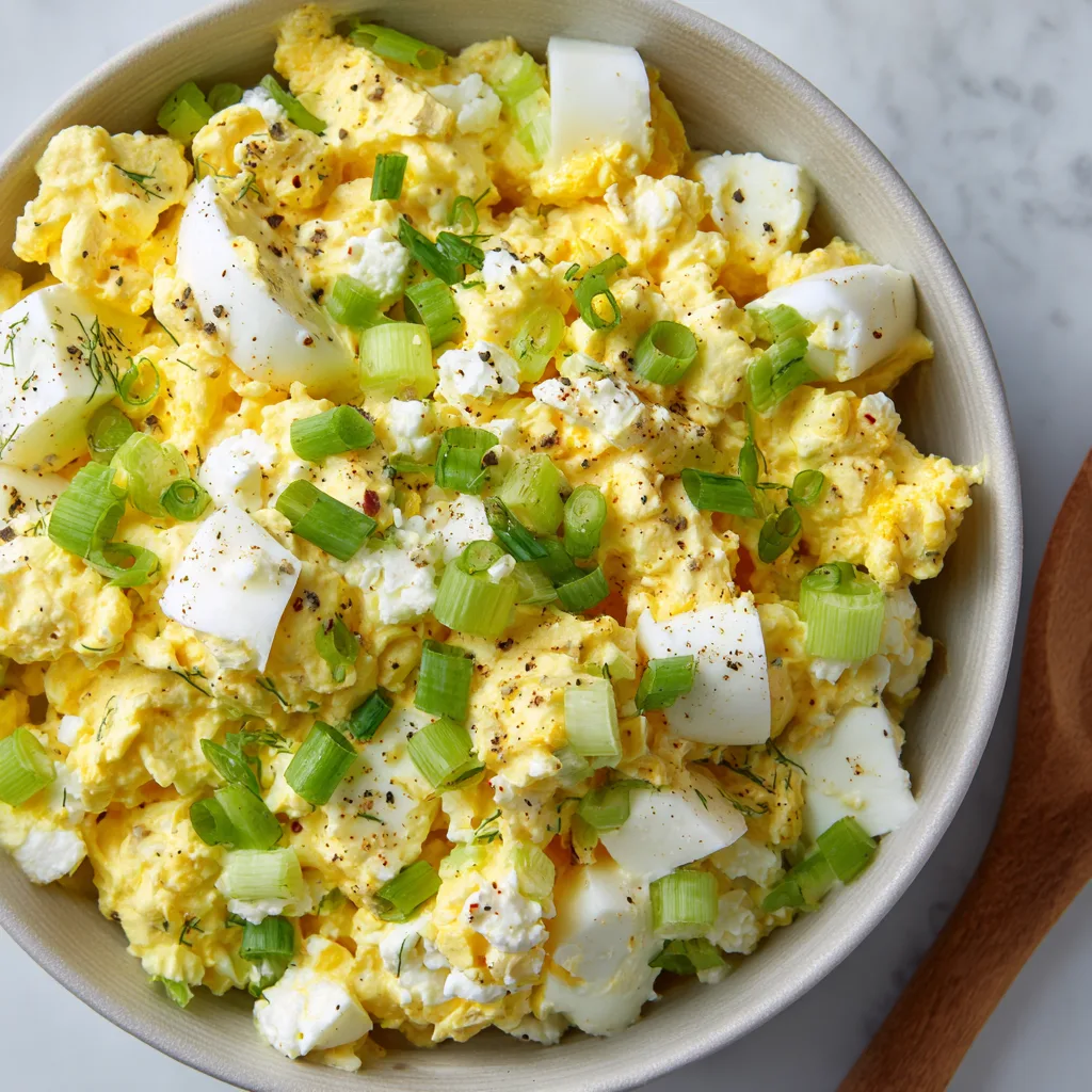 Cottage Cheese Egg Salad (Lighter Than Mayo!)