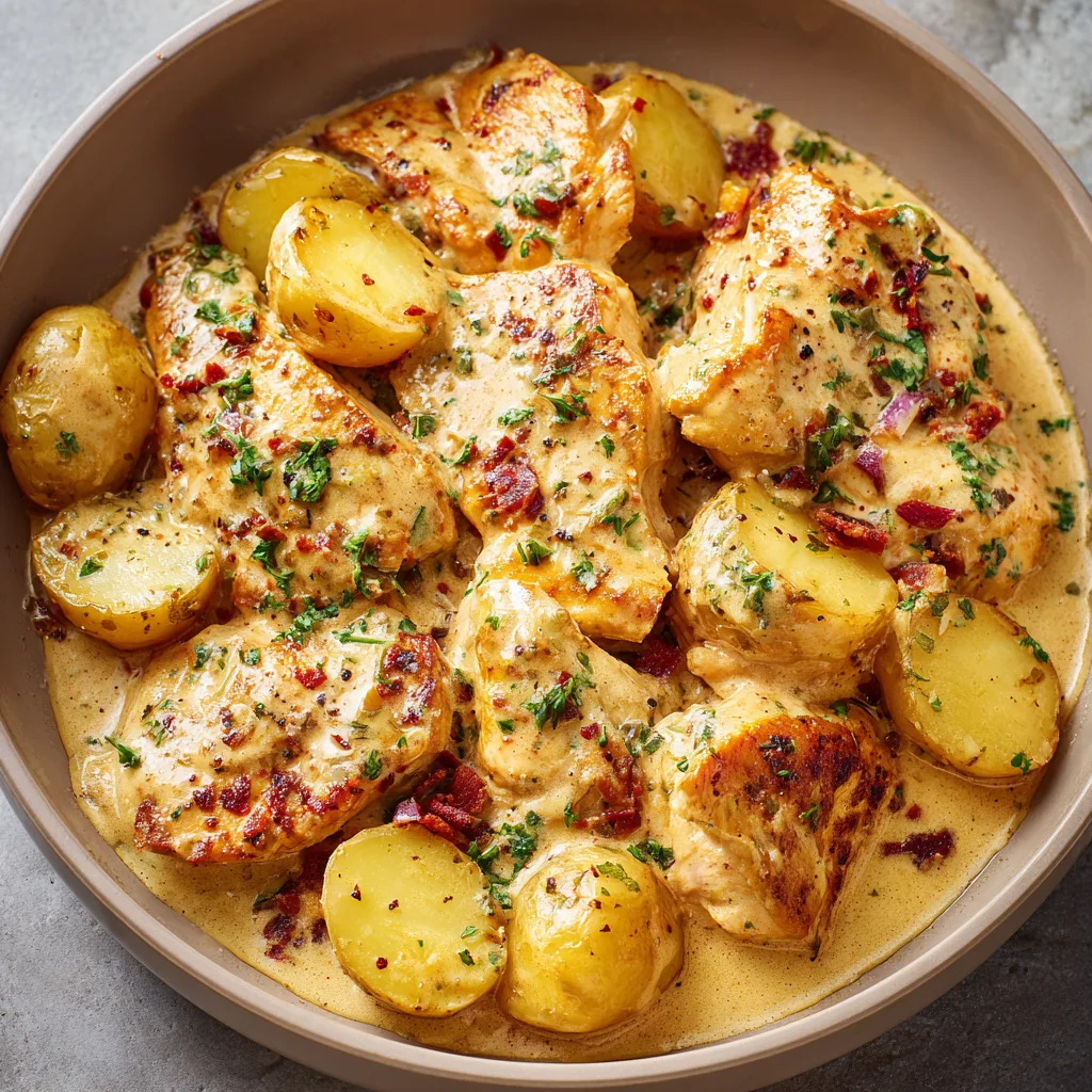 Creamy Chipotle Chicken & Potatoes