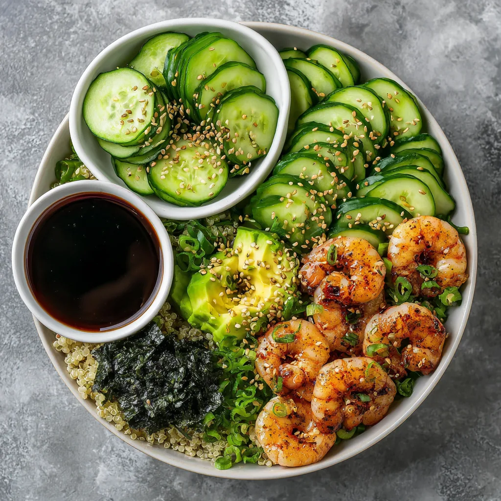 Cucumber Sushi Bowls (High-Protein & Fresh!)