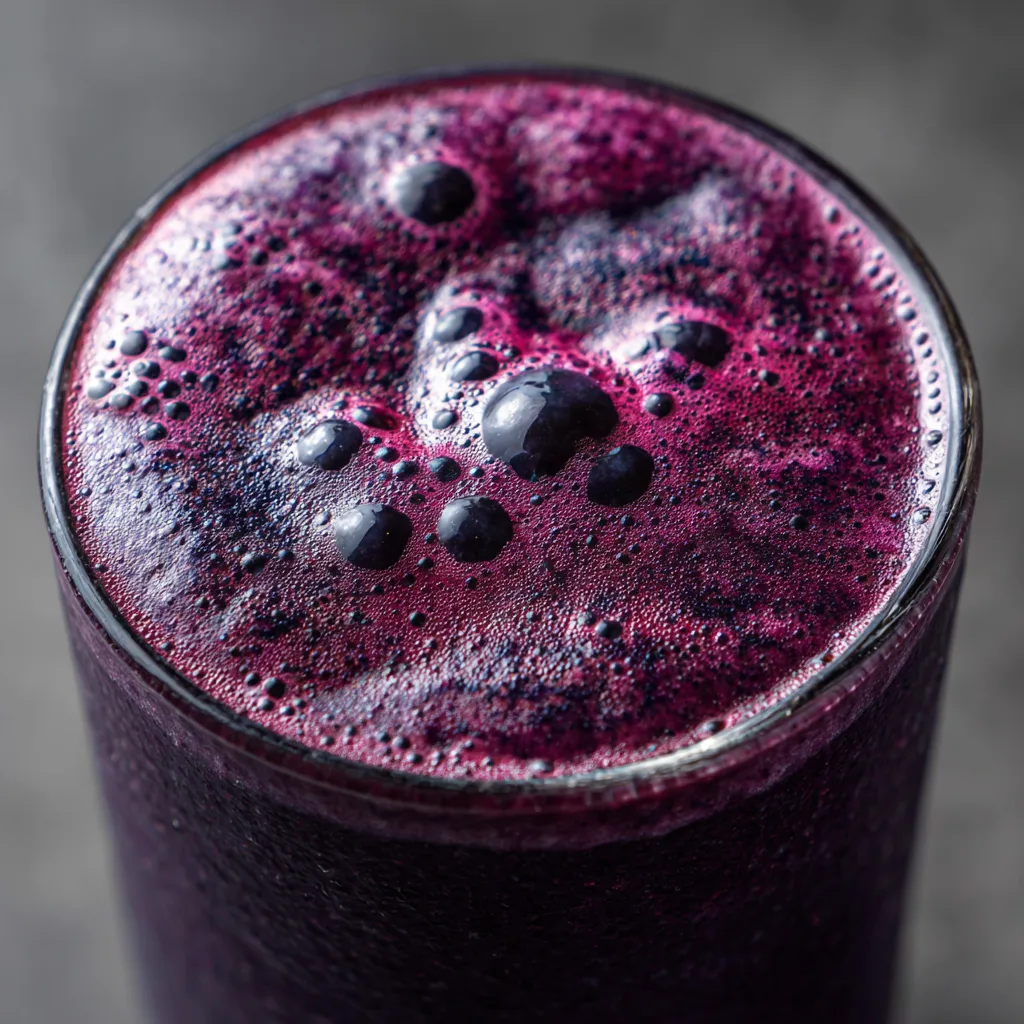 Deep Purple Bone Broth Smoothie (Antioxidant Rich!)