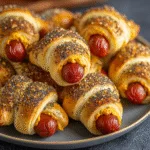 Firecracker Hot Dogs Wrapped in Crescent Rolls