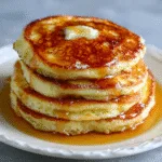 Fluffy Greek Yogurt Pancakes with Pudding Mix