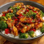 General Tso's Chicken Bowl (Better Than Takeout!)