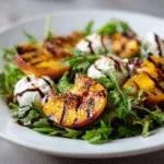 Grilled Peach & Burrata Salad