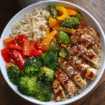 High-Protein Hibachi Bowl (Lazy Girl Meal Prep!)
