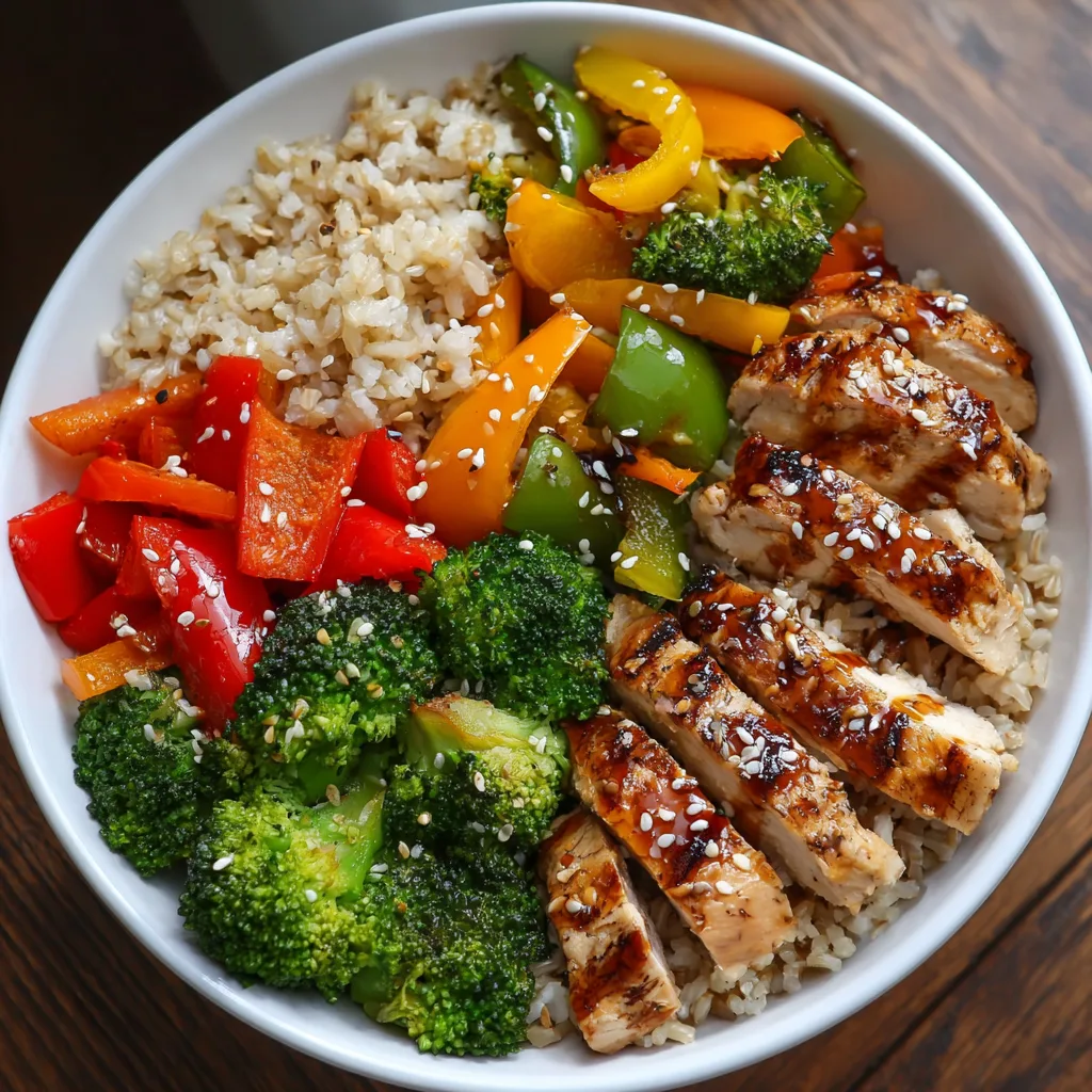 High-Protein Hibachi Bowl (Lazy Girl Meal Prep!)