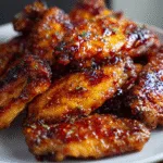 Honey BBQ Chicken Wings (Sticky & Sweet!)