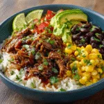 Honey Chipotle Beef Burrito Bowls
