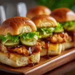 Hot Honey Chicken Sliders (Party Perfect!)