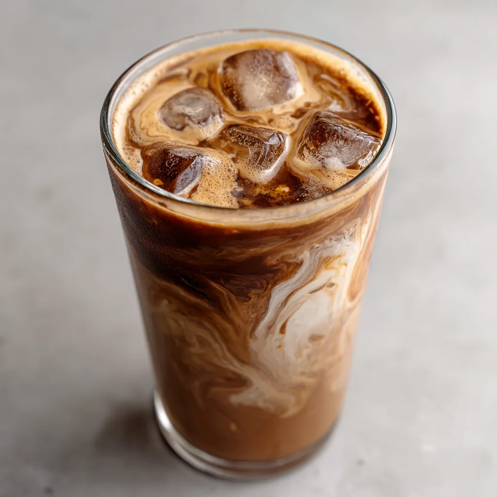 Iced Chocolate Coffee Bone Broth Latte