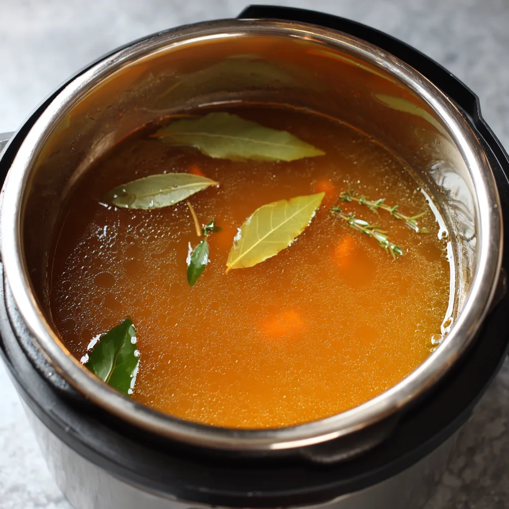 Instant Pot Bone Broth (Set & Forget!)