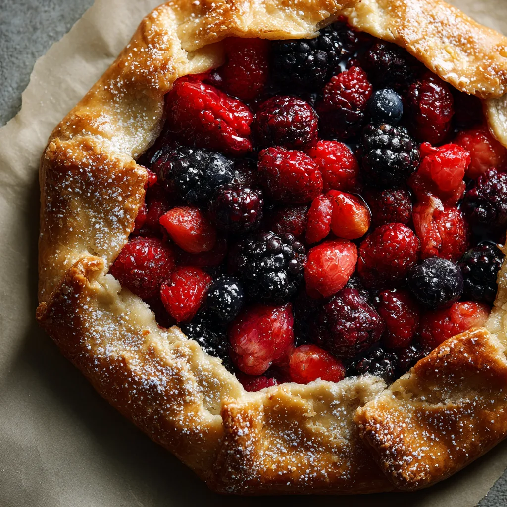 Mixed Berry Galette (Looks Fancy, So Easy!)
