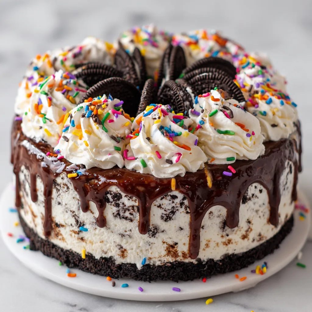 Oreo Ice Cream Cake (Birthday Winner!)
