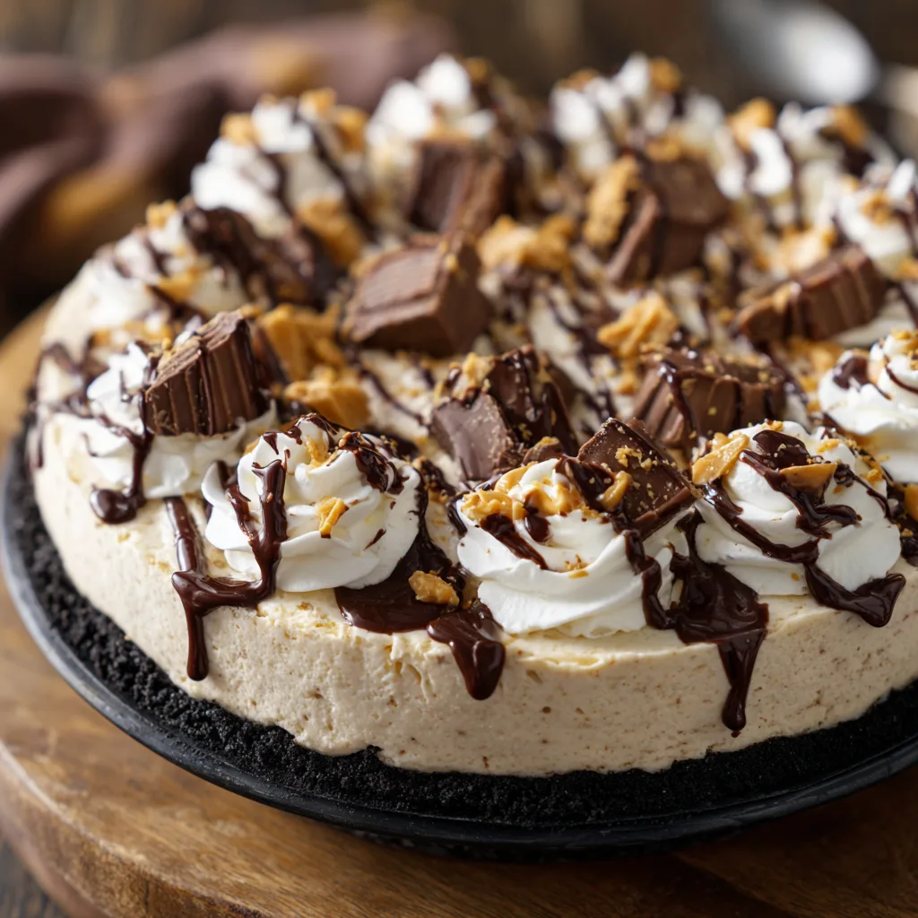 Peanut Butter Cup Ice Cream Pie
