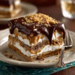 Peanut Butter Eclair Cake (Graham Cracker Layers!)