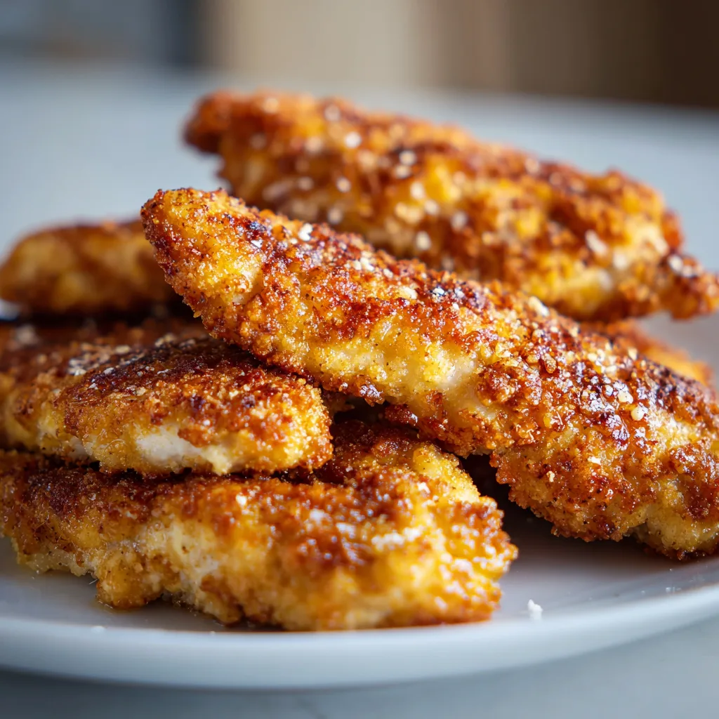 Protein-Packed Chicken Tenders (Healthy Crispy!)