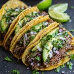 Smoked Brisket Tacos (Slow Cooker Hack!)