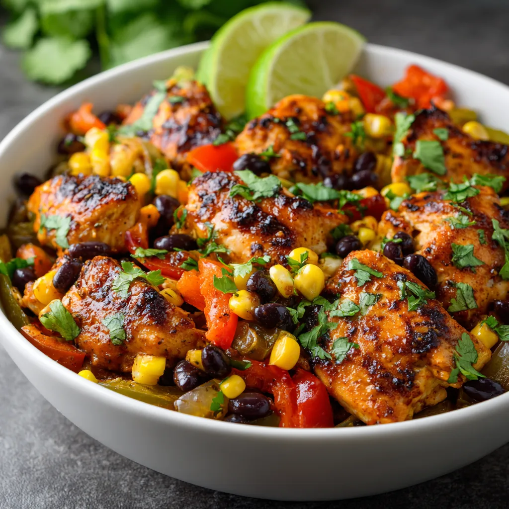 Sriracha Ranch Chicken Bowls (One Pan!)