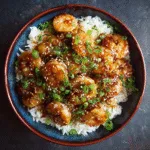 Sticky Garlic Sesame Shrimp Bowls (26g Protein, 20 Minutes!)