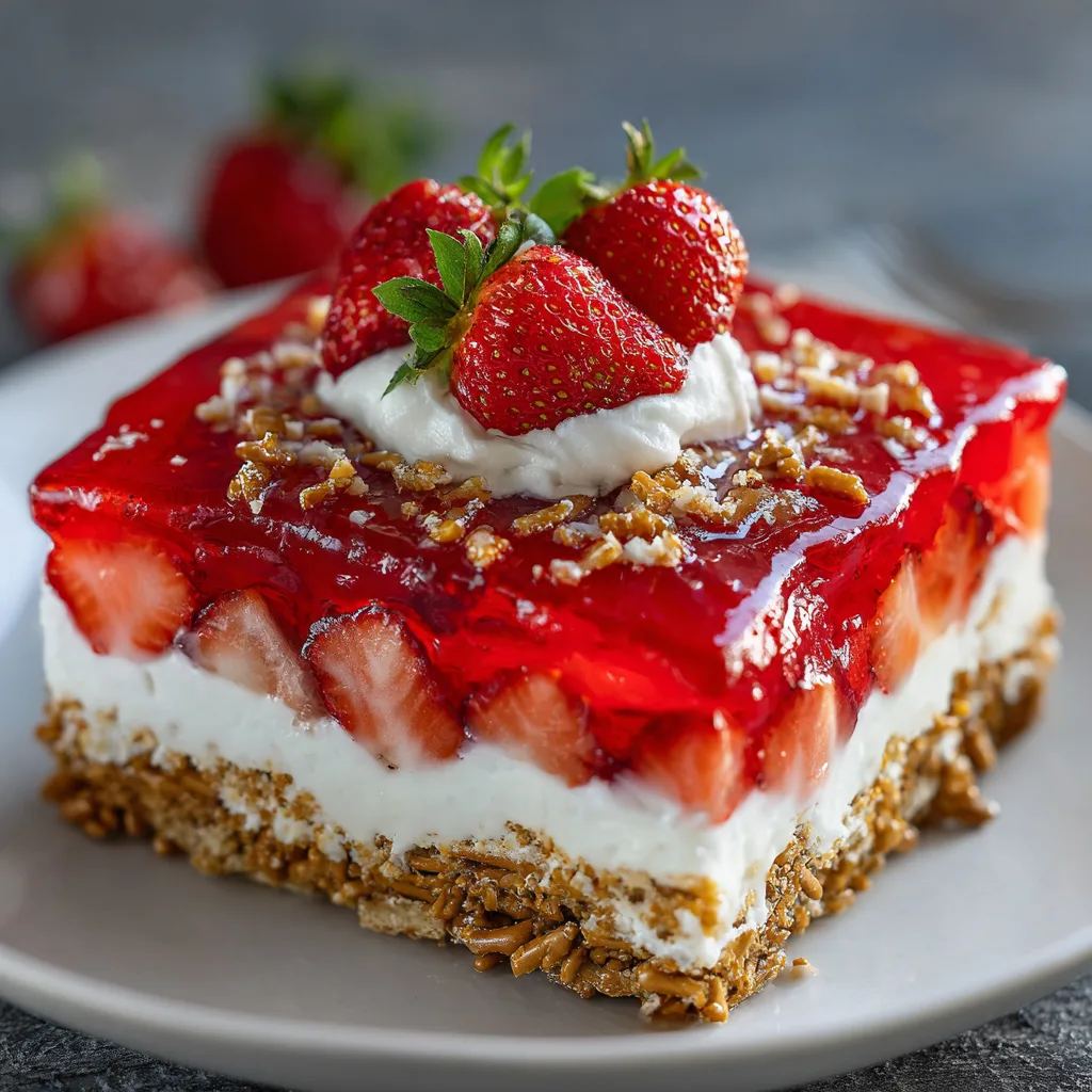 Strawberry Pretzel Salad (Southern Classic!)