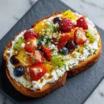 Whipped Cottage Cheese Toast Toppings
