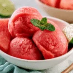 3-Ingredient Watermelon Sorbet – No Ice Cream Maker Needed